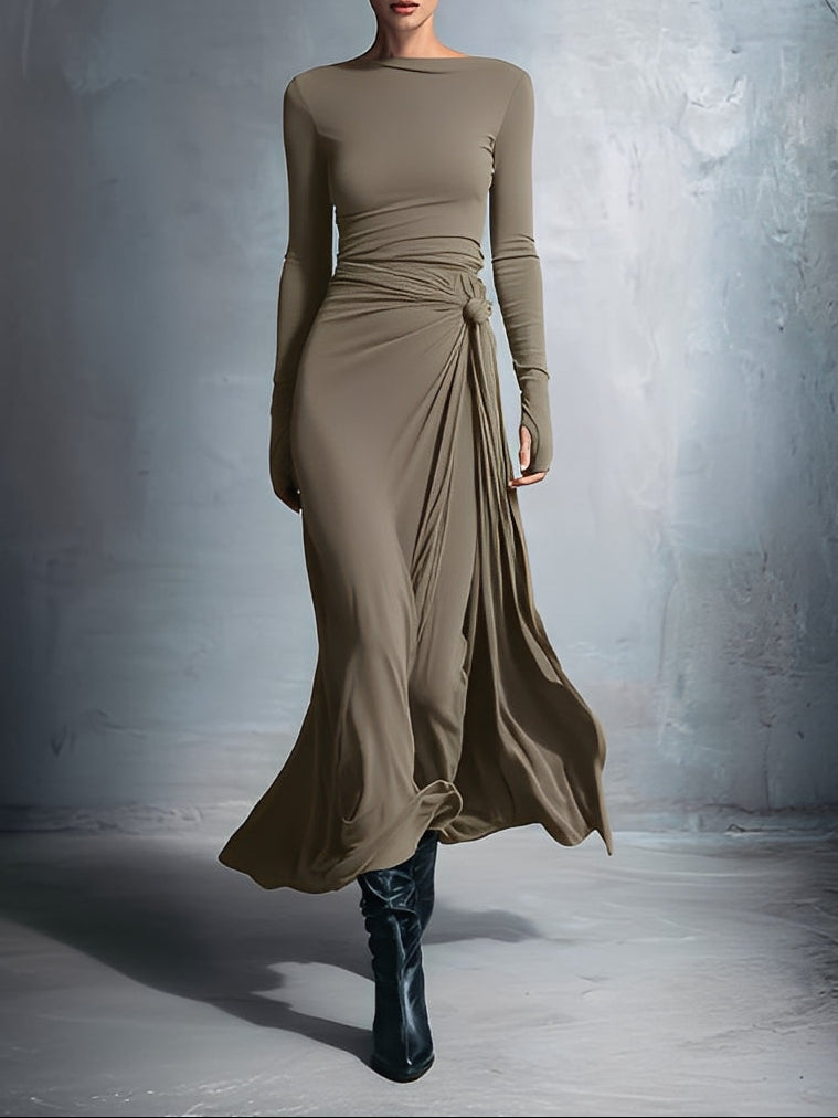 Vittoria · Maxi Dress with Side Knot