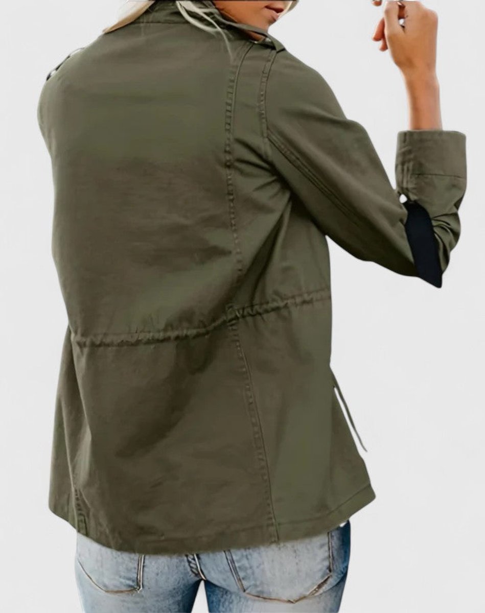 Luna | Lightweight Utility Jacket with Drawstring Waist for Women