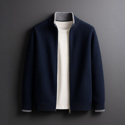 Harvey™ - Elegant Wool Zip Jacket
